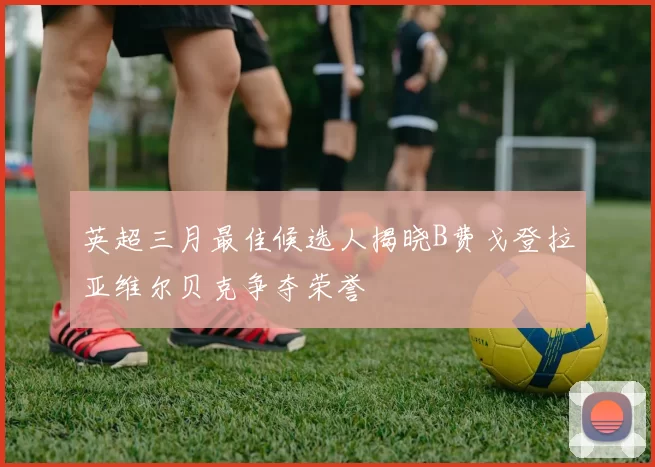 英超三月最佳候选人揭晓B费戈登拉亚维尔贝克争夺荣誉